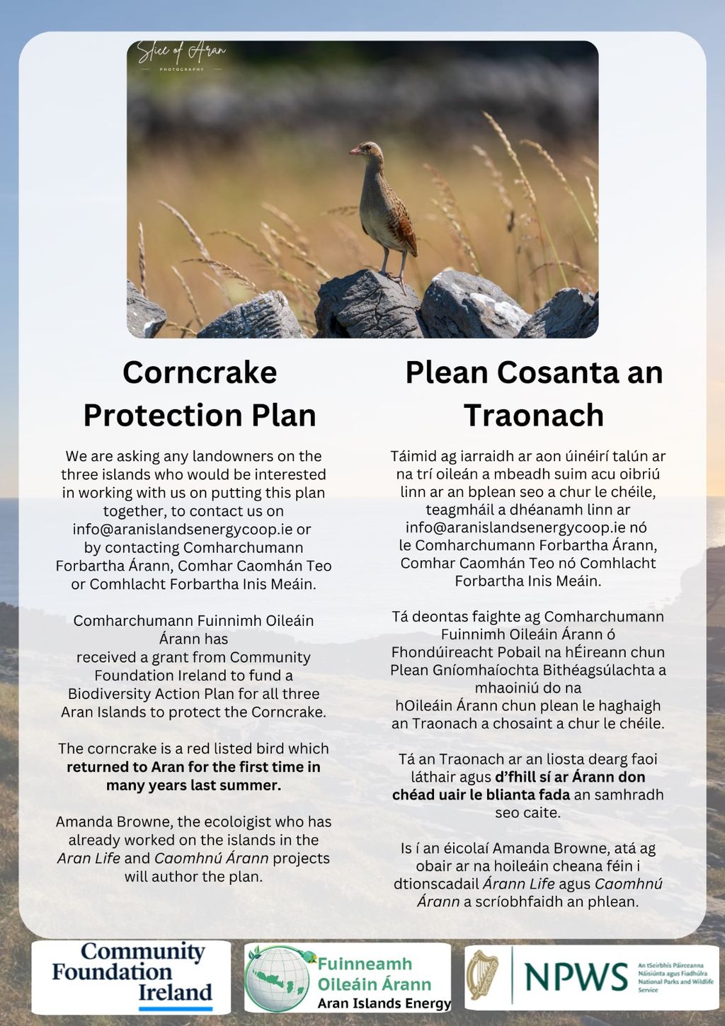 Corncrake Protection Plan