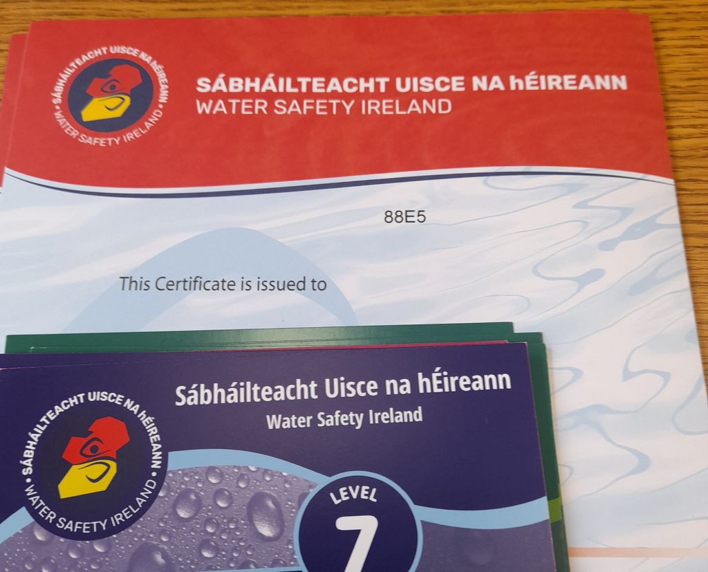 Water safety certs